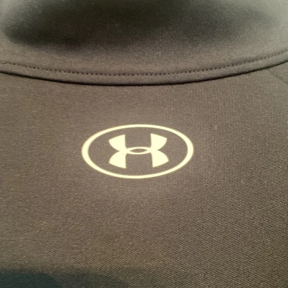 Youth Under Armour Black Long Sleeved Athletic Jacket